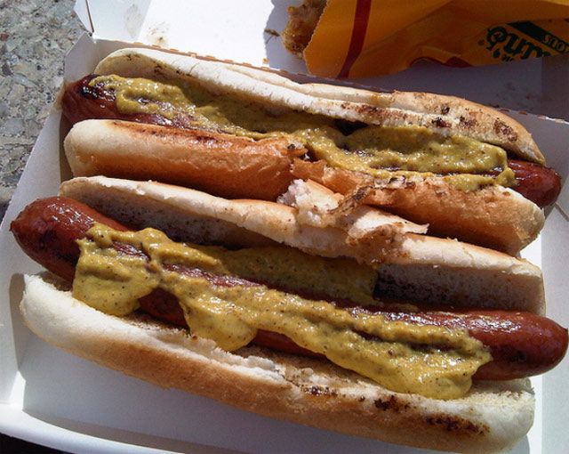 Tien Mao's FlickrAnd of course, there are hot dogs, the quintessential July 4th indulgence, which you can consume competitively or at your leisure at Nathan's Famous on Coney Island this weekend, and every weekend.
